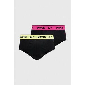 Nike slip 2-pack barbati, culoarea negru imagine