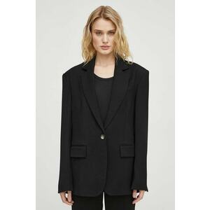 Day Birger et Mikkelsen sacou culoarea negru, un singur rand de nasturi, neted imagine