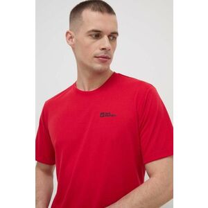 Jack Wolfskin tricou sport Vonnan culoarea roșu, uni 1809951 imagine