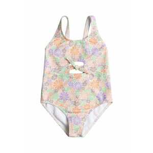 Roxy costum de baie dintr-o bucată pentru copii ALL ABOUT SOL culoarea portocaliu imagine