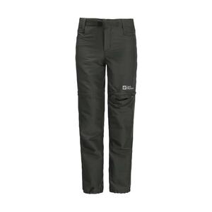 Jack Wolfskin pantaloni de ploaie pentru copii ACTIVE ZIP OFF culoarea negru imagine