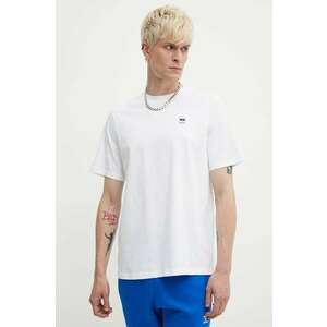 Wood Wood tricou din bumbac Bobby Double Logo bărbați, culoarea alb, uni, 12345701.2512 imagine