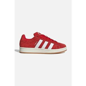 adidas Originals sneakers din piele întoarsă Campus 00S culoarea roșu, H03474 imagine