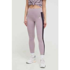 adidas Performance colanți de antrenament Optime culoarea violet, cu model IN5888 imagine