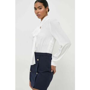 Silvian Heach rochie culoarea alb, mini, mulată imagine