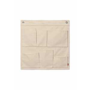 ferm LIVING organizator de perete Canvas Wall Pockets imagine
