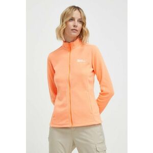 Jack Wolfskin hanorac Taunus culoarea portocaliu, uni 1711391 imagine
