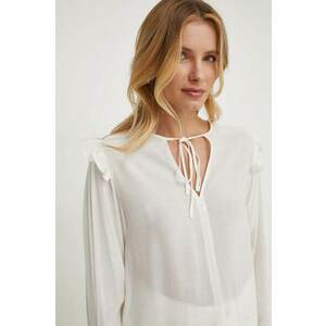 United Colors of Benetton bluza femei, culoarea bej, neted imagine