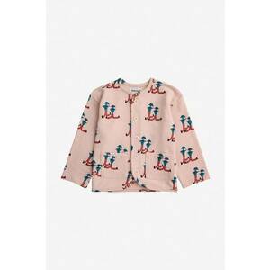 Bobo Choses cardigan din bumbac pentru copii culoarea roz, light imagine