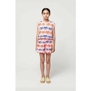 Bobo Choses pantaloni scurti copii culoarea roz, modelator imagine