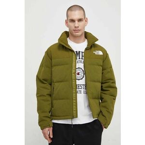 The North Face geaca de puf barbati, culoarea verde, de iarna imagine