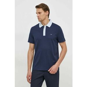 Michael Kors tricou polo barbati, culoarea albastru marin, neted imagine