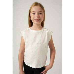 Mayoral top din bumbac pentru copii culoarea bej imagine