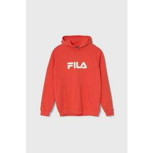 Fila bluza copii culoarea rosu, cu glugă, cu imprimeu imagine