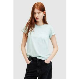 AllSaints tricou din bumbac ANNA femei, culoarea turcoaz imagine