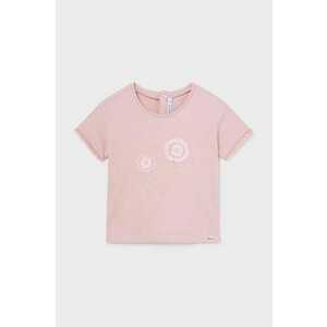 Mayoral tricou din bumbac pentru bebelusi culoarea roz imagine