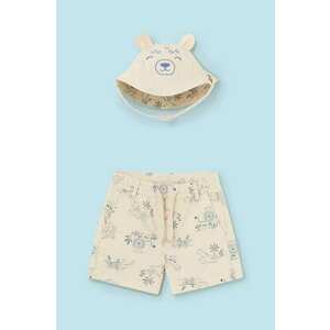 Mayoral pantaloni scurți de baie pentru bebeluși culoarea bej imagine