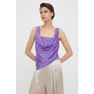 Sisley top femei, culoarea violet imagine