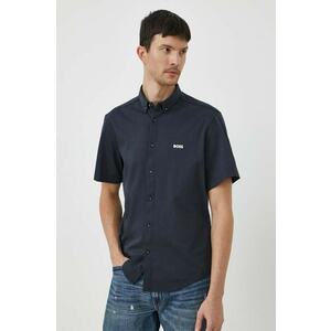 BOSS Green cămașă din bumbac bărbați, cu guler button-down, regular 50512005 imagine