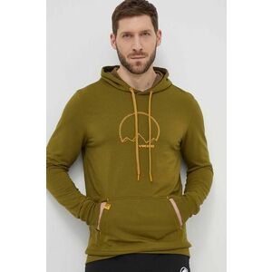 Viking hanorac Panaka culoarea verde, cu glugă, cu imprimeu, 730/25/3888 imagine