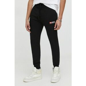 Diesel pantaloni de trening din bumbac culoarea negru, uni A03770.0GEAD imagine