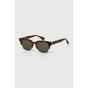 AllSaints ochelari de soare femei, culoarea maro imagine