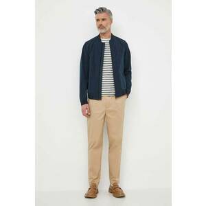 Michael Kors pantaloni barbati, culoarea bej, mulata imagine