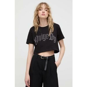 Aniye By tricou din bumbac femei, culoarea negru 185344 imagine