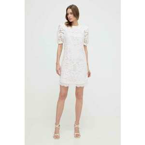 Silvian Heach rochie culoarea alb, mini, mulată imagine