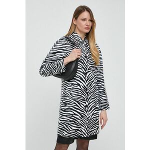 MICHAEL Michael Kors palton femei, culoarea negru, de tranzitie imagine