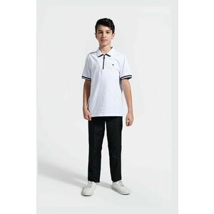 Coccodrillo pantaloni copii culoarea negru, neted imagine