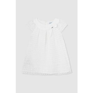 Mayoral rochie bebe culoarea bej, mini, evazată imagine