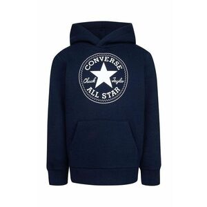 Converse bluza copii culoarea verde, cu glugă, cu imprimeu imagine