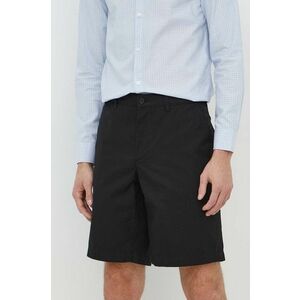 Lacoste pantaloni scurti din bumbac culoarea negru imagine