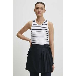 Answear Lab top femei, culoarea albastru marin imagine