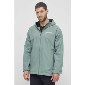 adidas TERREX geacă de ploaie Multi barbati, culoarea verde, IN4771 imagine