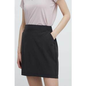 Helly Hansen fustă culoarea negru, mini, drept 34375 imagine