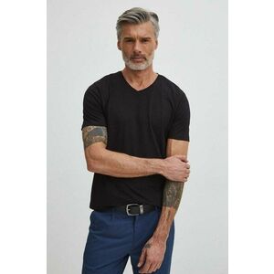 Medicine tricou culoarea negru, neted imagine