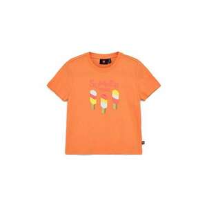 Lego tricou de bumbac pentru copii culoarea portocaliu imagine