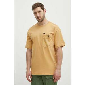 Columbia tricou din bumbac Landroamer barbati, culoarea portocaliu, neted, 2076021 imagine