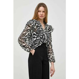 Morgan camasa femei, culoarea negru, regular imagine