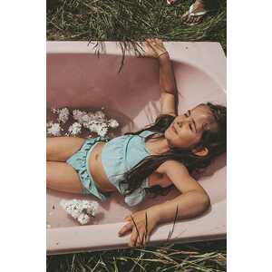 That's mine costum de baie pentru copii din două piese Nona culoarea turcoaz imagine