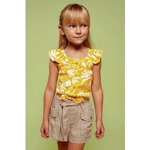 Mayoral pantaloni scurti copii culoarea bej, neted imagine