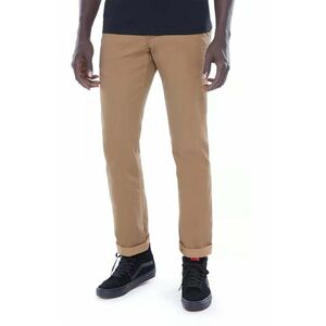 Vans pantaloni Authentic bărbați, culoarea bej, cu fit chinos VN0A3143DZ9-brown imagine