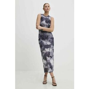 Answear Lab rochie culoarea gri, maxi, mulată imagine