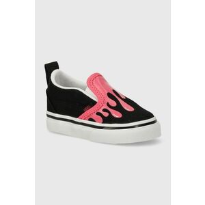 Vans tenisi copii TD Slip-On V culoarea negru imagine