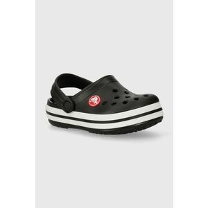 Crocs slapi copii CROCBAND CLOG culoarea negru imagine