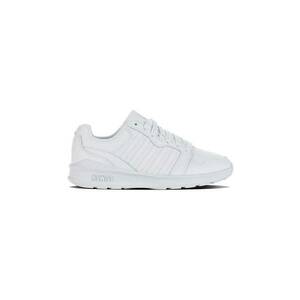 K-Swiss sneakers din piele RIVAL TRAINER culoarea alb imagine