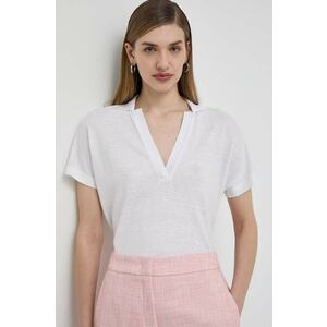 BOSS polo din in culoarea alb 50512038 imagine