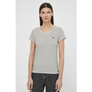G-Star tricou din bumbac femei, culoarea gri imagine